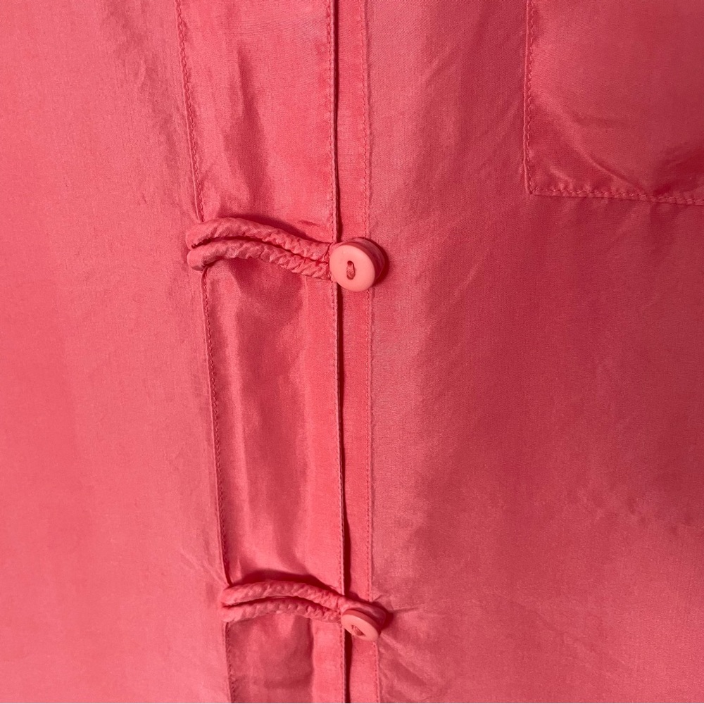 3 for $25! The Limited‎ Coral Silk relaxed Shirt, size small - Picture 4 of 5
